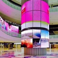 Flexible Installation Werbe-LED-Display angepasste Bildschirmgröße