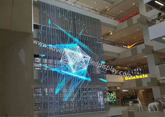 transparente Glas 2500cd LED-Anzeige P3.91mm für Supermarkt