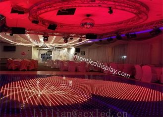 3d Dance Floor LED-Anzeige, wechselwirkender LED Boden-Schirm 6000cd
