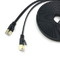 Schwarzes Kabel des Freileitungs-Verbindungsstück-Kabel-SASO Gigabit Ethernet