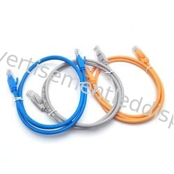 Schwarzes 100 Ft Ethernet-Kabel-Rechenzentren UL-Ethernet-Kabel-Enden-Verdrahtung