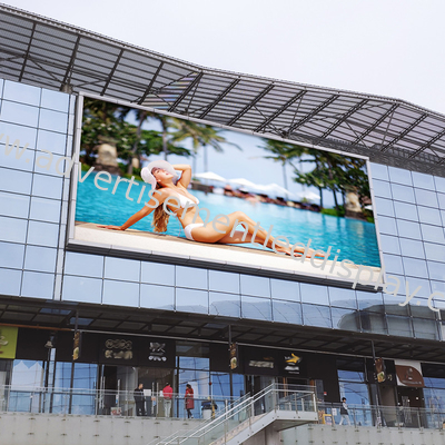Außene LED-Videowandanzeige Wetterfestes Design Helles Sonnenlicht