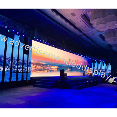 100000h Lebensdauer Innenwerbung LED-Display Eisen/Druckguss Aluminium Schrank Material