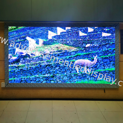 Hochsichtbare LED-Werbeanzeige 192x192mm Modulgröße für belebte Orte
