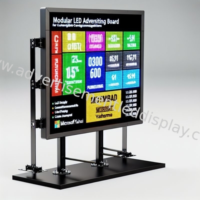 192x192mm Eisenschrank IP65 LED-Bildschirm für aufmerksamkeitsstarke Werbung