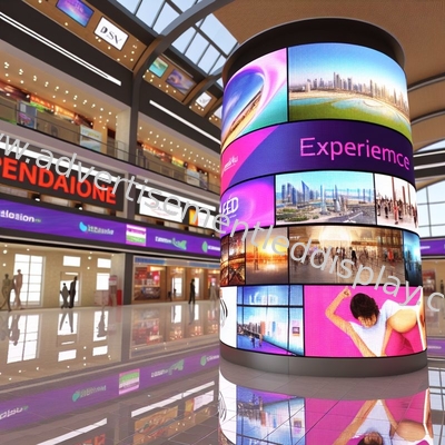 Flexible Installation Werbe-LED-Display angepasste Bildschirmgröße