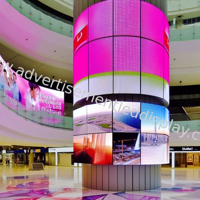 Flexible Installation Werbe-LED-Display angepasste Bildschirmgröße