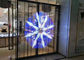 60 transparente Rgb Glasfenster LED-Anzeige 1200cd für errichtende Wand