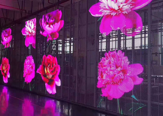 Customized Aluminium Transparent LED Display IP65 mit Aluminium Panel Material