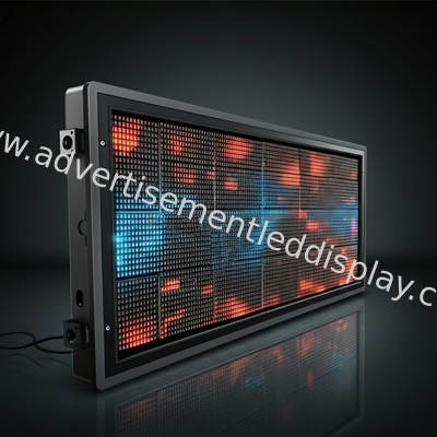 Customized Design LED Werbebildschirm Dauerhaft IP65 Eisen für effektive Werbung 10000H Lebensdauer